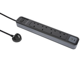 Targus SmartSurge Plus with USB-A and USB-C Ports - 4位拖板