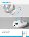 Momax AIRY 360 智能伸縮負離子空氣循環扇